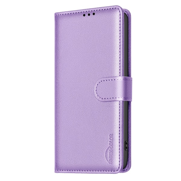 iPhone 12/12 Pro Fodral - RFID Blockering & Stativ Lila