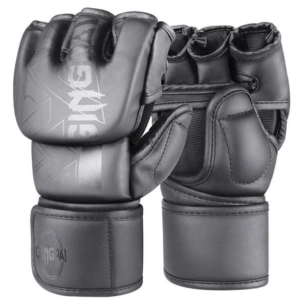 MMA/Kickboxning Handskar  PU-läder & Full Handtäckning Vit Large