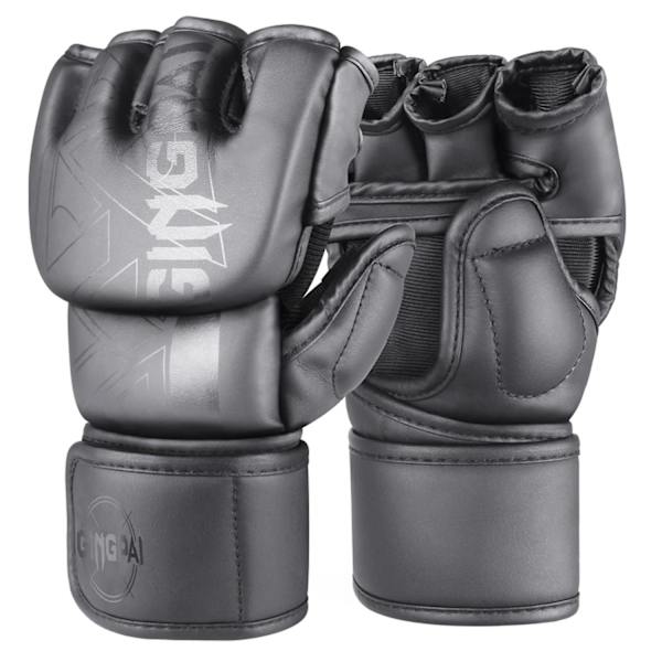 MMA/Kickboxning Handskar  PU-läder & Full Handtäckning Vit Medium