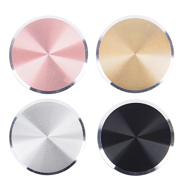 Ultra tynn magnetisk metallplate mobilholder Roséguld