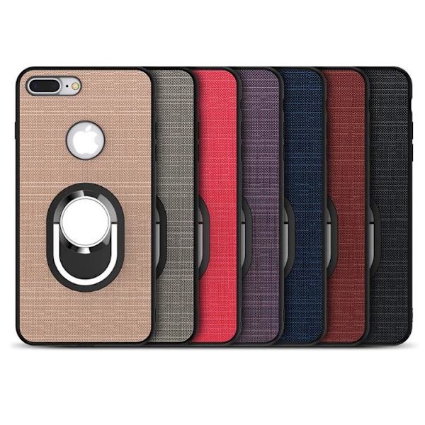 iPhone 6/6S - Stilrent Silikonskal med Ringh�llare FLOVEME Ljusrosa