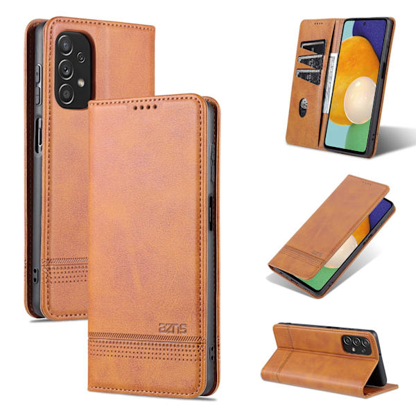 Samsung Galaxy A23 5G - Praktiskt Plånboksfodral Brown