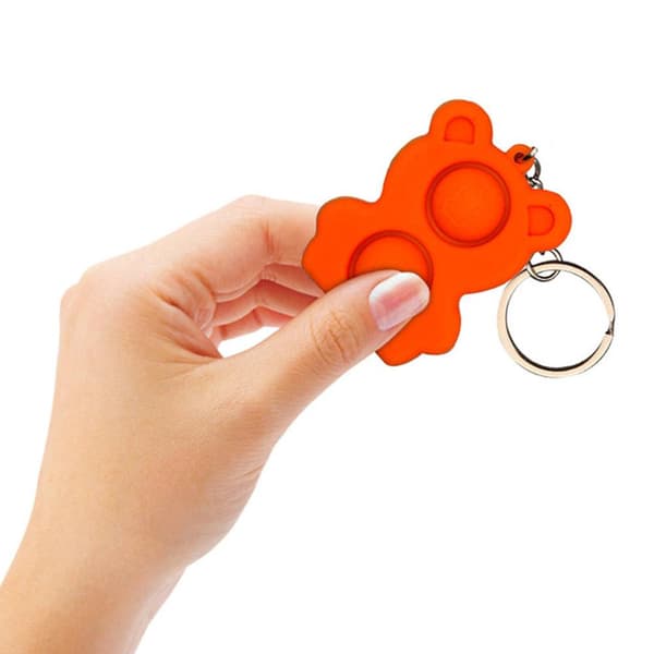Teddybj�rn Fidget Toy / Pop It / Simple Dimple Rosa