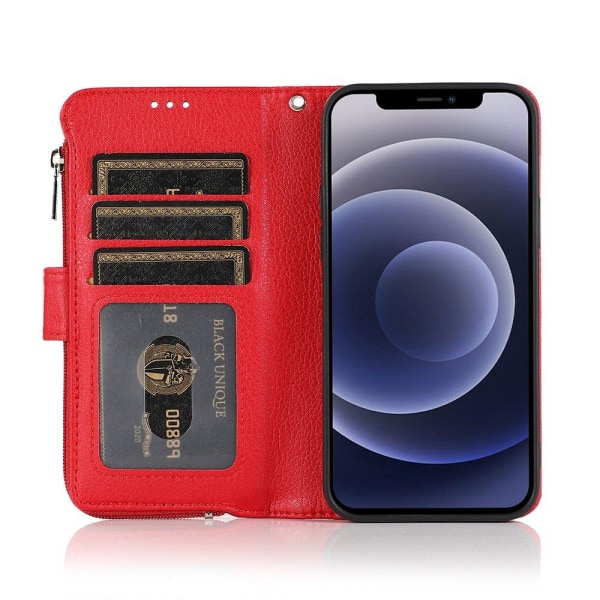 iPhone 12 - Lommebokdeksel Röd