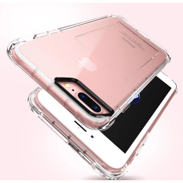 Praktiskt Stöttåligt Silikonskal extra tjocka hörn för iPhone 7 Rosa