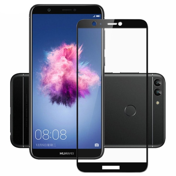 P Smart 2018 Sk�rmskydd 2.5D HD 0,3mm Svart