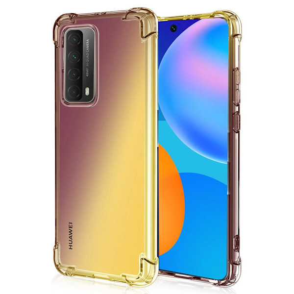 Huawei P Smart 2021 - Skal (Tjocka Hörn) FLOVEME Blå/Rosa