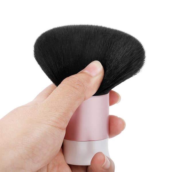 7-delat Borstset från DoColor-Minerals Vit/Rosa