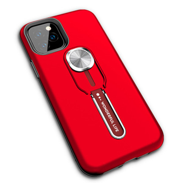 iPhone 12 Pro - Støtdempende deksel med holder Röd