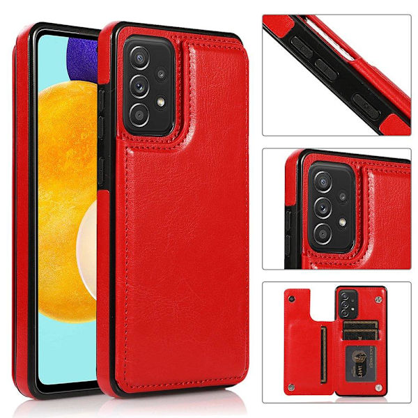 Samsung Galaxy A52 - NKOBEE Etui med kortholder Vit