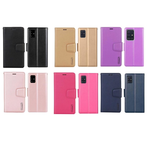Samsung Galaxy A71 - HANMAN Pl�nboksfodral Purple Lila