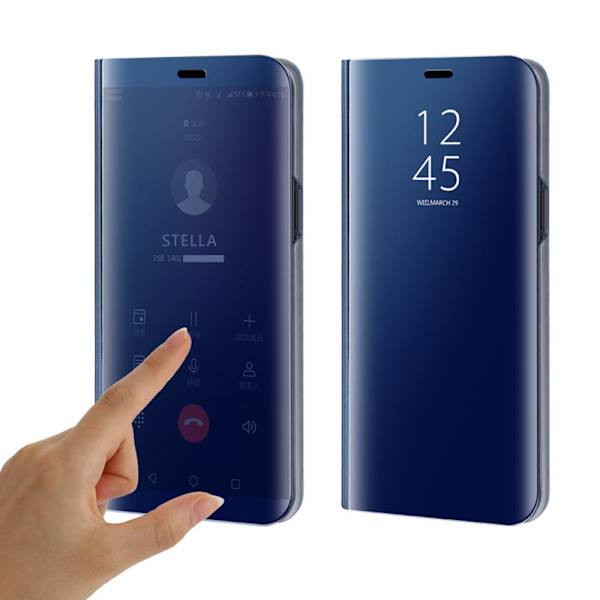 Samsung Galaxy A10 - Praktiskt Fodral (LEMAN) LightBlue Himmelsblå