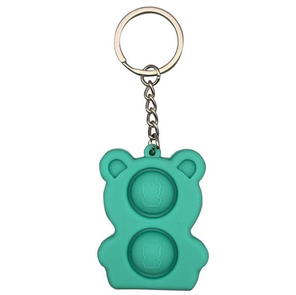Teddybj�rn Fidget Toy / Pop It / Simple Dimple Gul