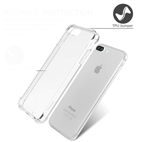 iPhone 7 Plus - stødabsorberende beskyttelsescover (FLOVEME) Transparent/Genomskinlig