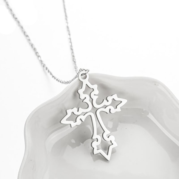 Elegant Halsband Hög Kvalitet Silver LÖV