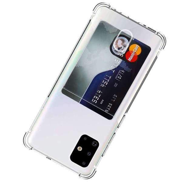 Samsung Galaxy A51 - Kuori korttipaikalla Transparent