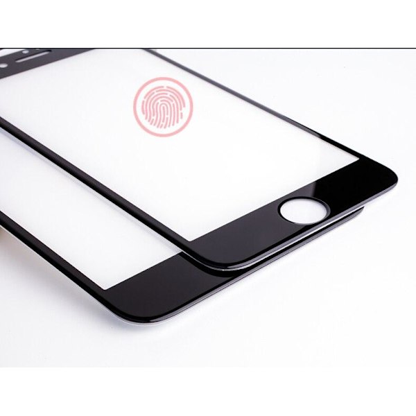 iPhone 7 Sk�rmskydd 3D 9H Ram 0,2mm HD-Clear Svart Svart
