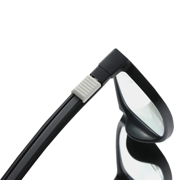TR90 Magnetiska Nackhängande Portabla Läsglasögon Svart +1.0