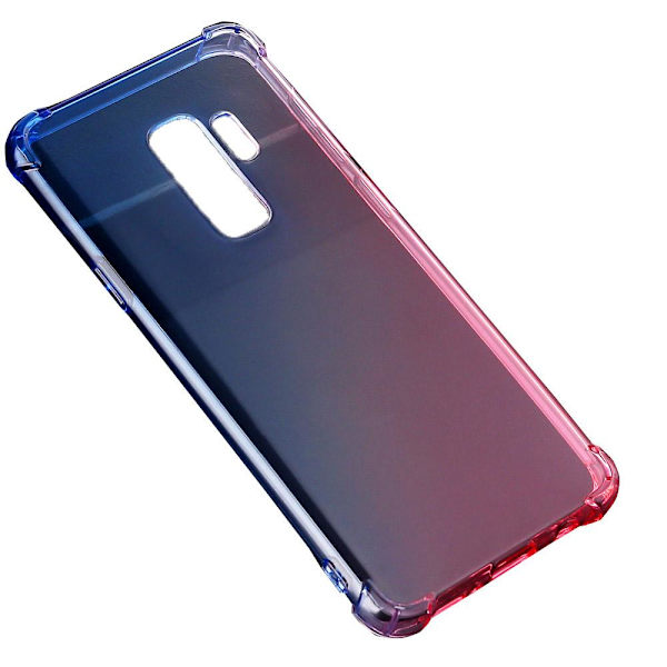 Samsung Galaxy S9 - Stötdämpande Floveme Silikonskal Blå/Rosa