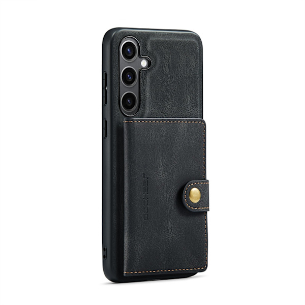 Læderpung med magnetisk holder til Galaxy S24 Red