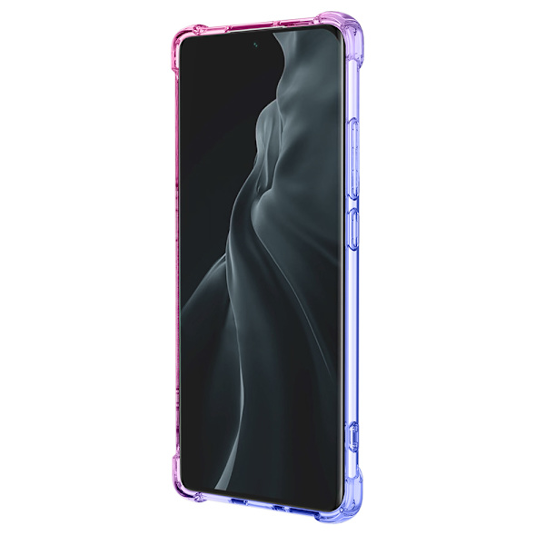 Xiaomi Mi 12 - FLOVEME Silikonskal Blå/Rosa