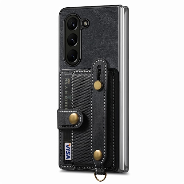 Samsung Galaxy Z Fold 6 - Smart skydd med plånbok & stativ Blå