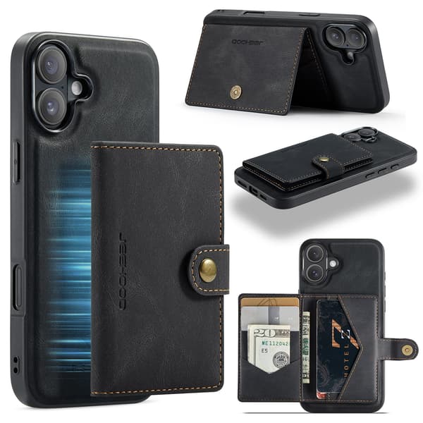 iPhone 17 Fodral  magnetiskt kortfack, stil & skydd Grön