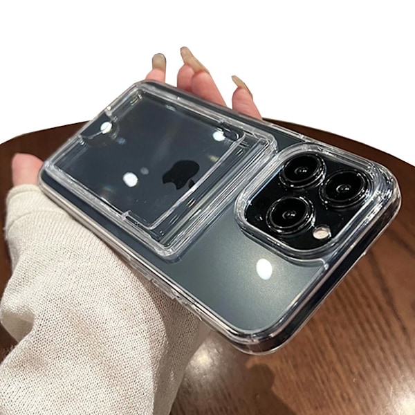 iPhone 16 Pro -  2-i-1 Fodral med Kortfack & Stötdämpning!