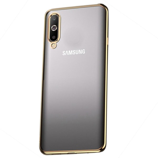Samsung Galaxy A50 - Stilfuldt beskyttende silikonecover (FLOVEME) PinkGold Roséguld