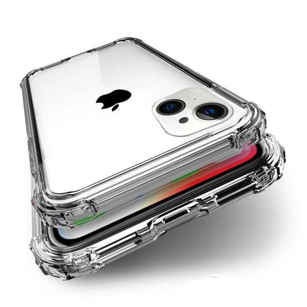 iPhone 13 - Stöttåligt Silikonskal Genomskinlig