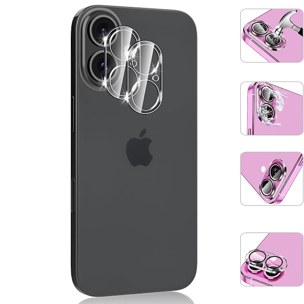 iPhone 16 Plus - Kameralinsskydd Standard HD 0,3mm