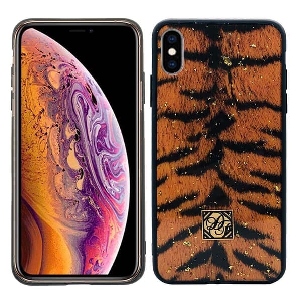 iPhone XS Max - Skyddande Silikonskal (Hård Baksida) Tiger