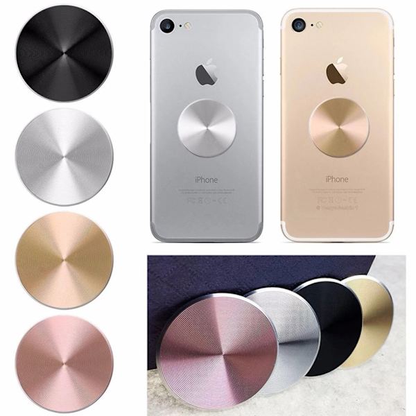 Ultra tynn magnetisk metallplate mobilholder Roséguld