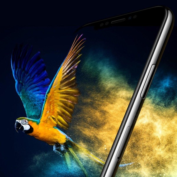 iPhone 11 Skärmskydd 2.5D Ram 9H 0,3mm Transparent Svart