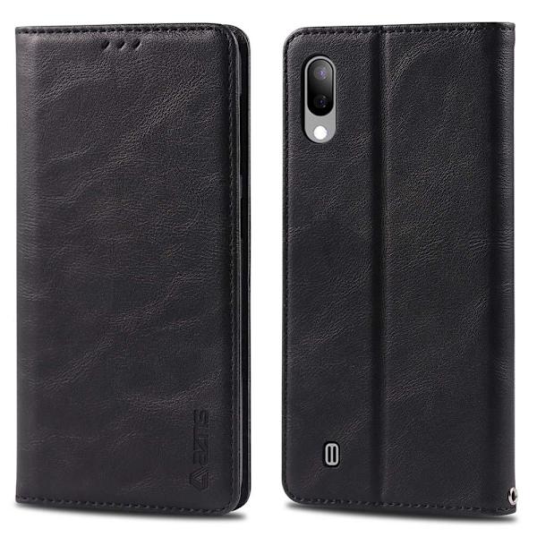 Samsung Galaxy A10 - Praktiskt Plånboksfodral DarkBrown Mörkbrun