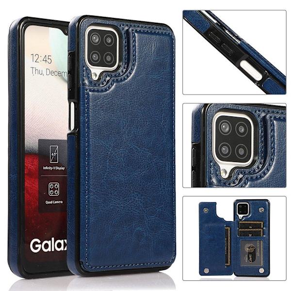 Samsung Galaxy A12 - Cover med kortholder Vit