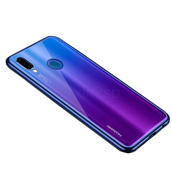 Huawei P30 Lite - Skyddande Silikonskal (Electroplating) Röd