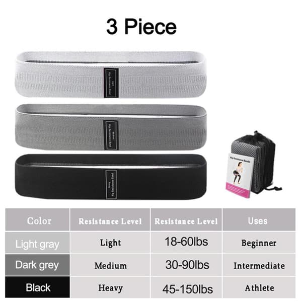 3-Pack Hållbart Träningsband A