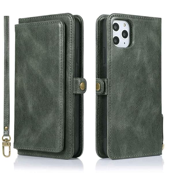 iPhone 11 Pro - Pung-etui med dobbelt funktion Brun