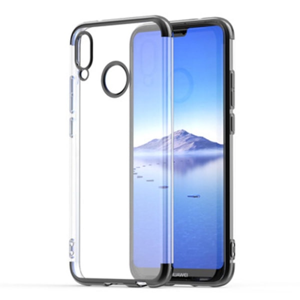 Huawei P30 Lite – iskuja vaimentava silikonisuojus (FLOVEME) Svart