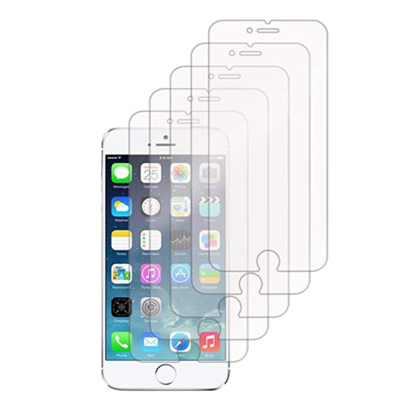 iPhone 7+ näytönsuoja 5-PACK Standard 9H Screen-Fit HD-Clear