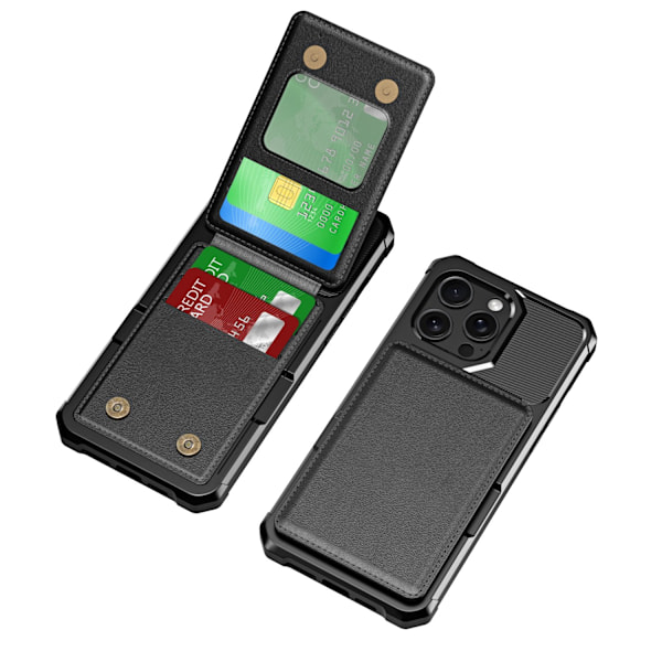 iPhone 15 Pro Plånboksfodral - Slimmat & Smart