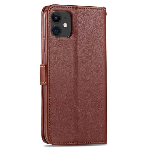 iPhone 12 Mini - Plånboksfodral (Yazunshi) Röd
