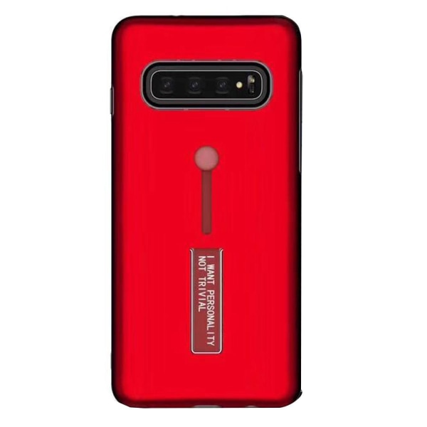 Samsung Galaxy S10 Plus - Stilrent Praktiskt Skal (KISSCASE) Röd