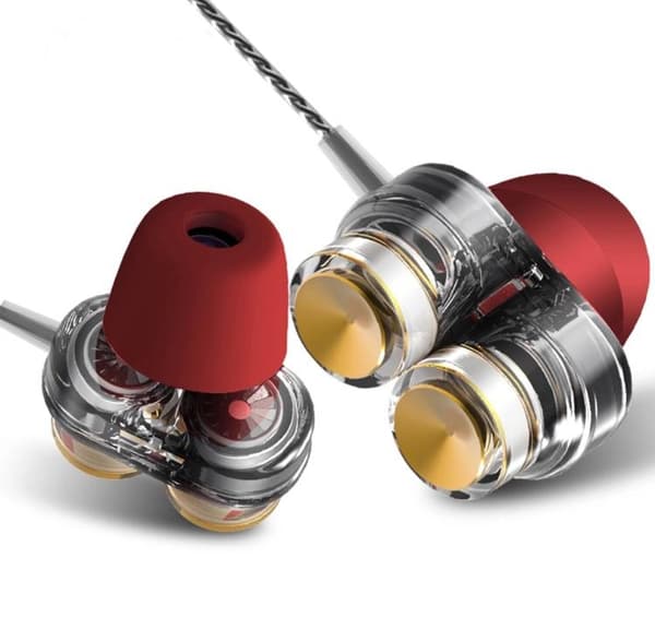 In-ear Hörlurar Genomskinlig