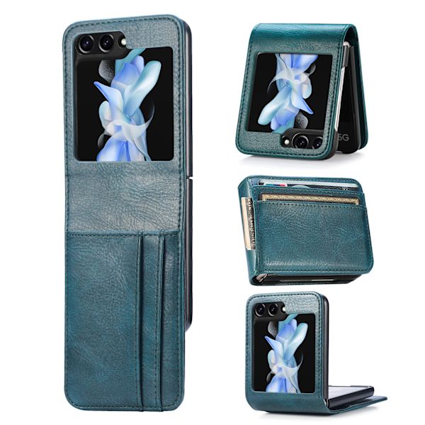 Galaxy Z Flip 5 5G - Plånboksfodral med kortfack Svart