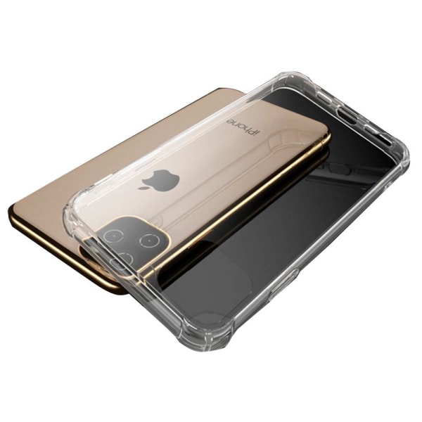 iPhone 11 Pro Max - Ammattimainen suojaava silikonikotelo FLOVEME Transparent