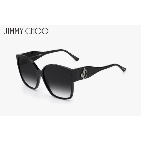 Jimmy Choo AURINKOLASIT NOEMI/S - Luksusmerkkiset aurinkolasit Svart/Glitter