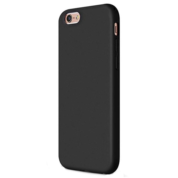 iPhone 6/6S - Stilfuldt beskyttende mat cover Svart