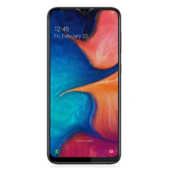 Samsung A20e 2-PACK Anti-Spy 2.5D Skärmskydd Ram 9H Sekretessglas